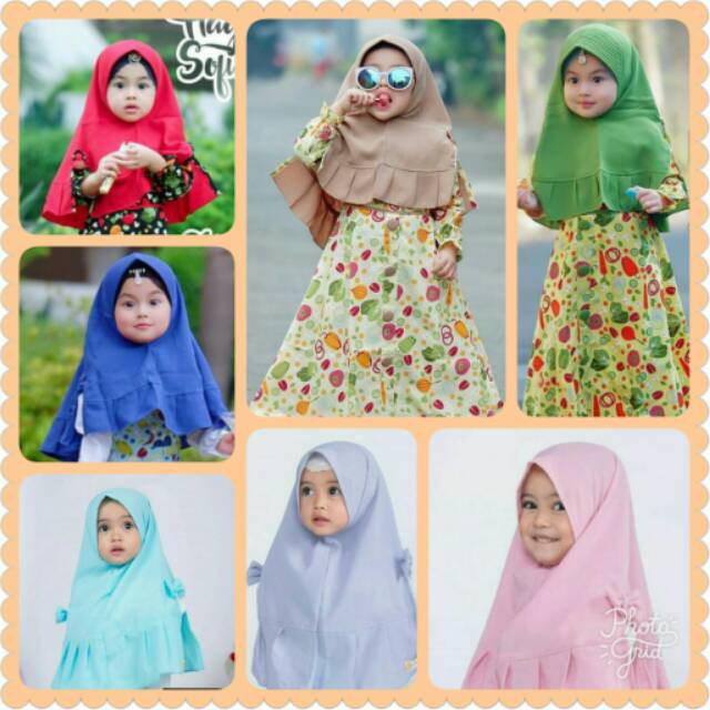 Khimar sofia kids