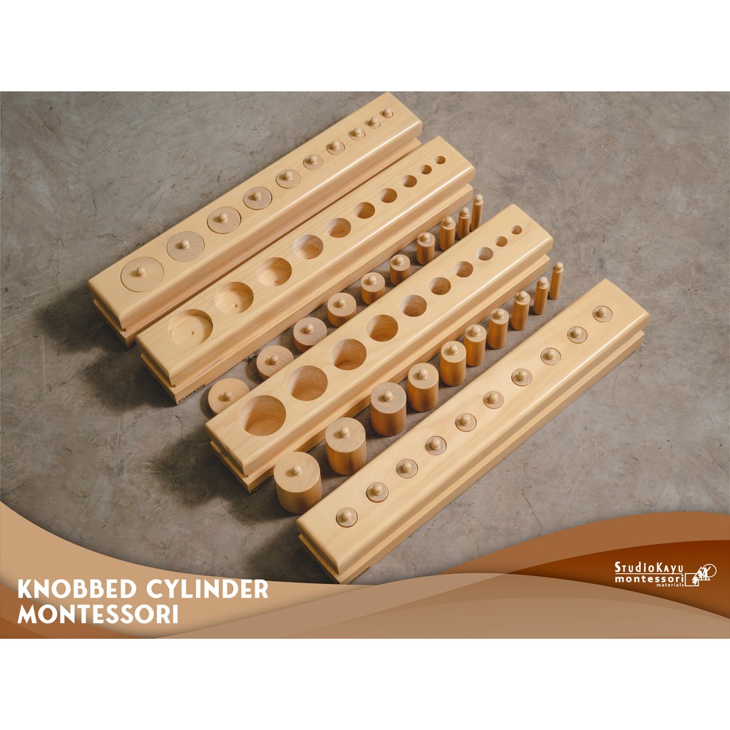 Knobbed Cylinder Montessori