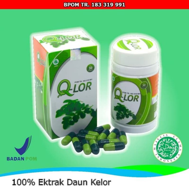 Kapsul Daun Kelor Moringa 30 Kapsul BPOM