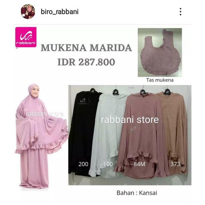 RABBANI Mukena Marida