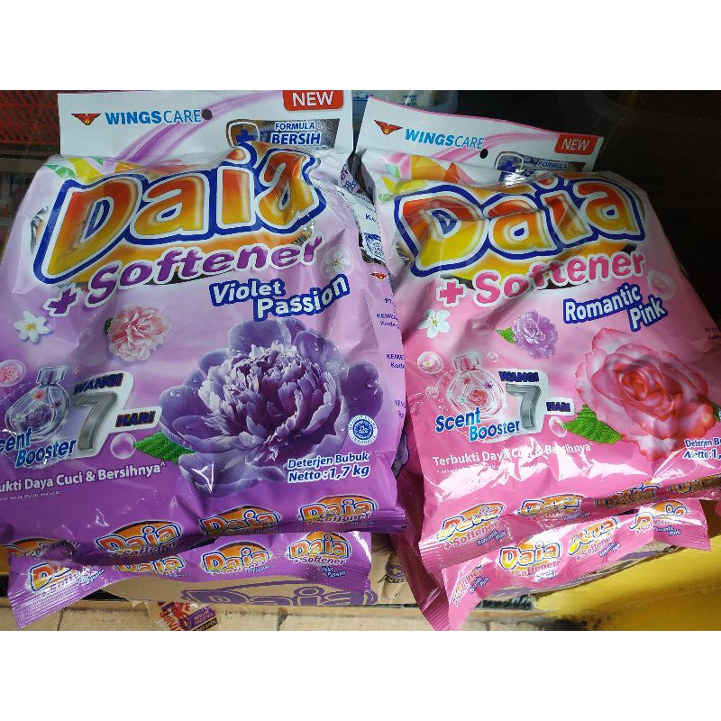 daia 1,7kg detergent +softener
