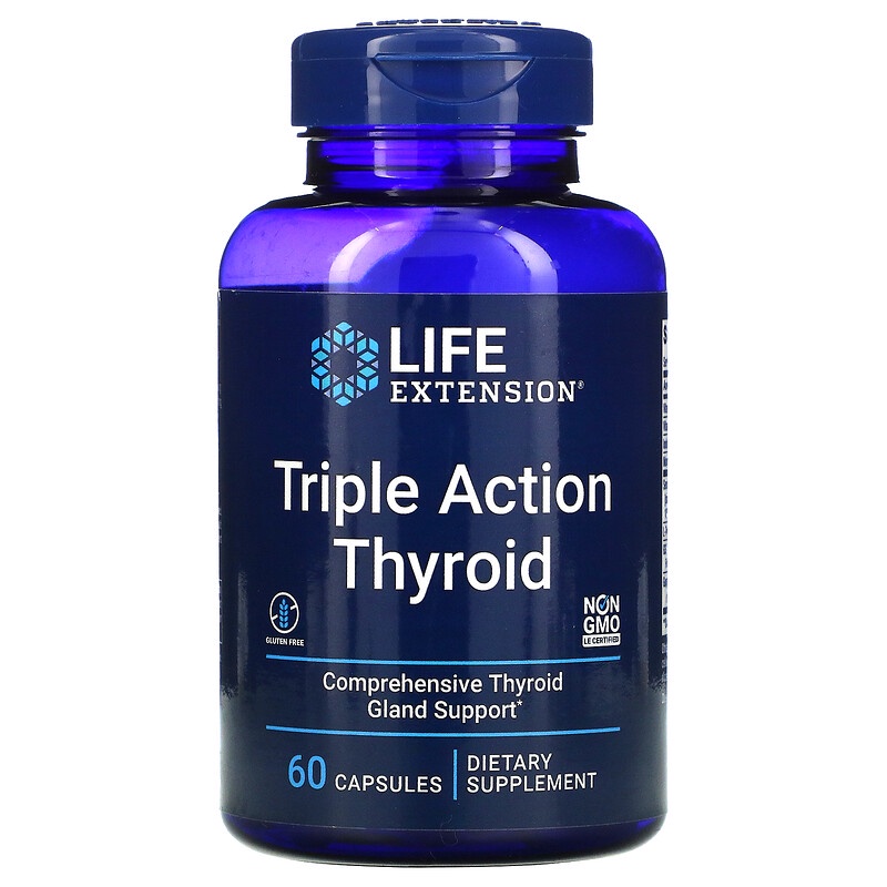 Life Extension Triple Action Thyroid 60 Capsules