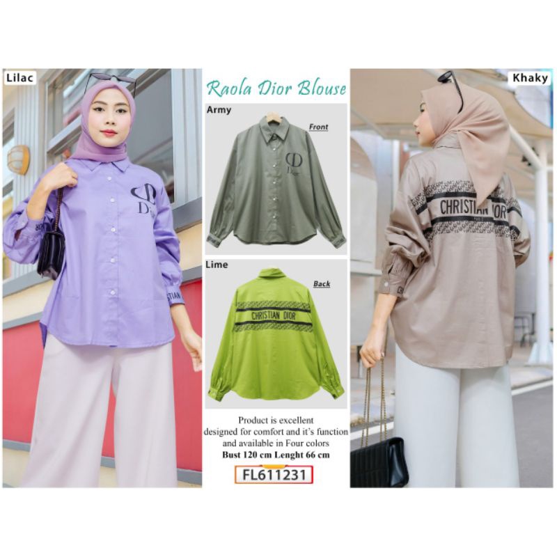 KEMEJA BLOUSE BY EXTU ORIGINAL