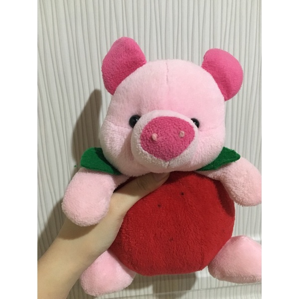 boneka PIGLET strawberry