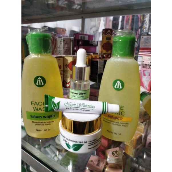 sepaket flek glowing lengkap plus serum