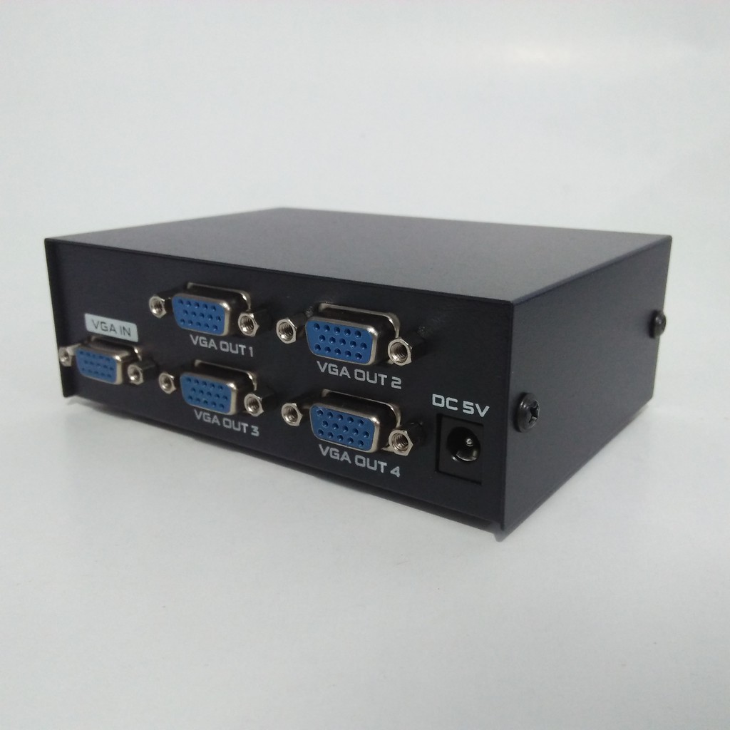 VGA Splitter 4-Port Metal Casing