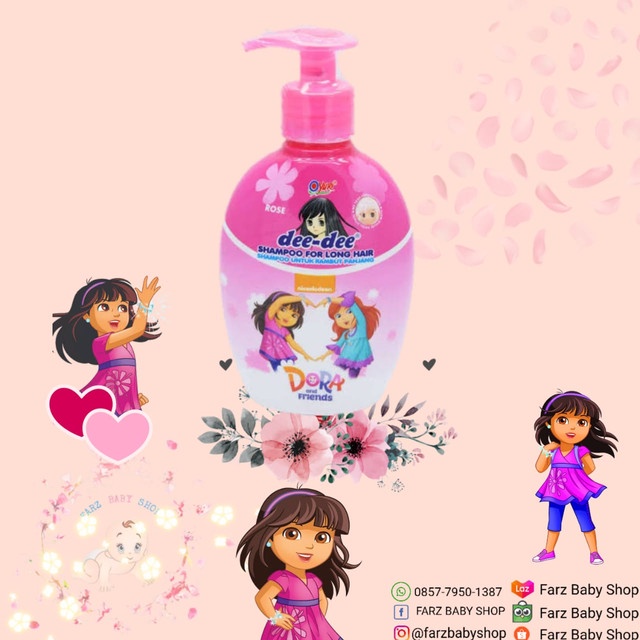DeeDee Shampo Rose 200ml Pump