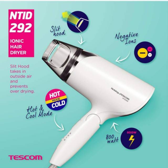Tescom ionic hair dryer NTID 292