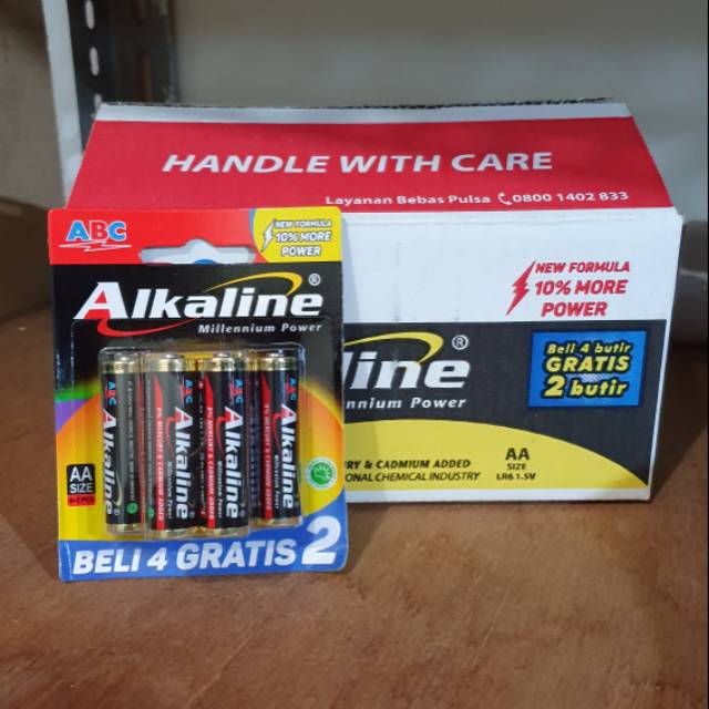 Battery Alkaline ABC A2 isi 6
