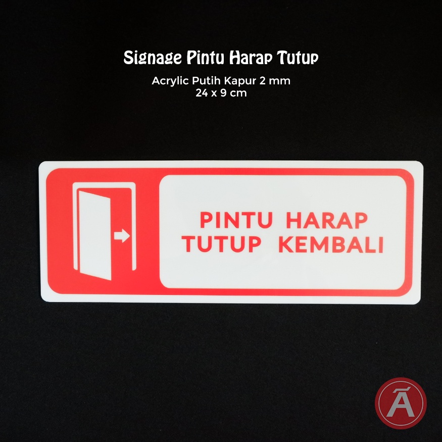 PINTU HARAP TUTUP
