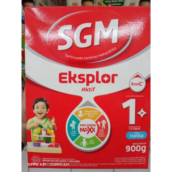 SGM Eksplor 1+ vanila dan madu 900gr