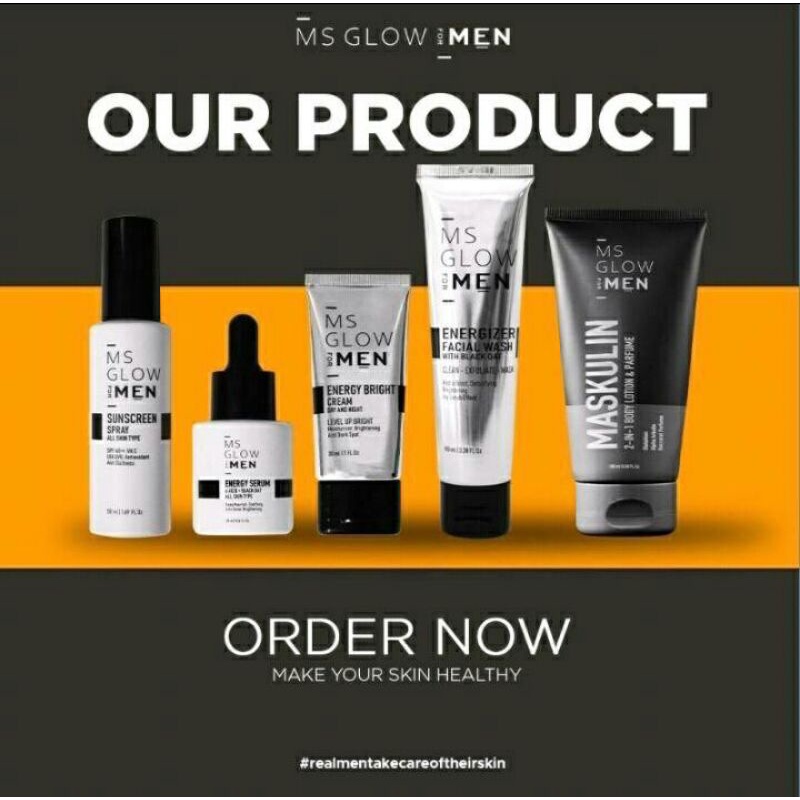 MS GLOW For Men Paket Isi 5