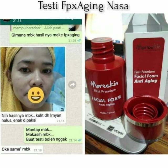 FACIAL FOAM ANTI AGING