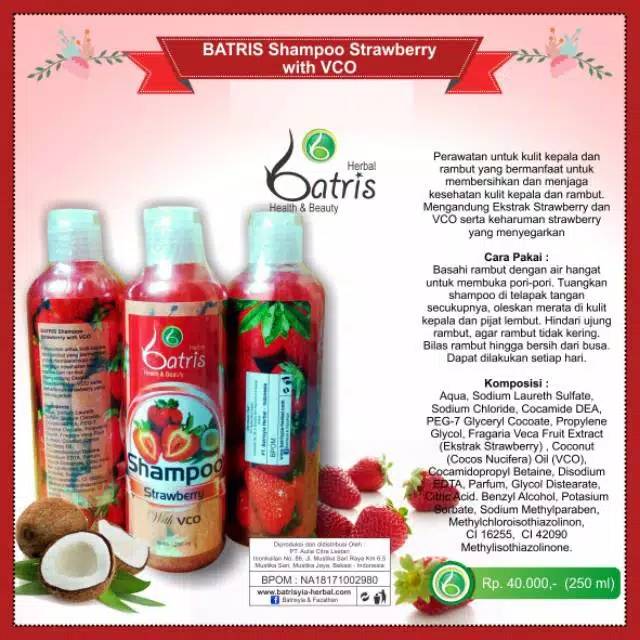 Batris Shampoo Strawberry With VCO