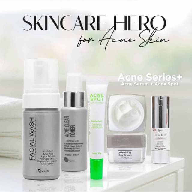 MS Glow Paket Acne no serum