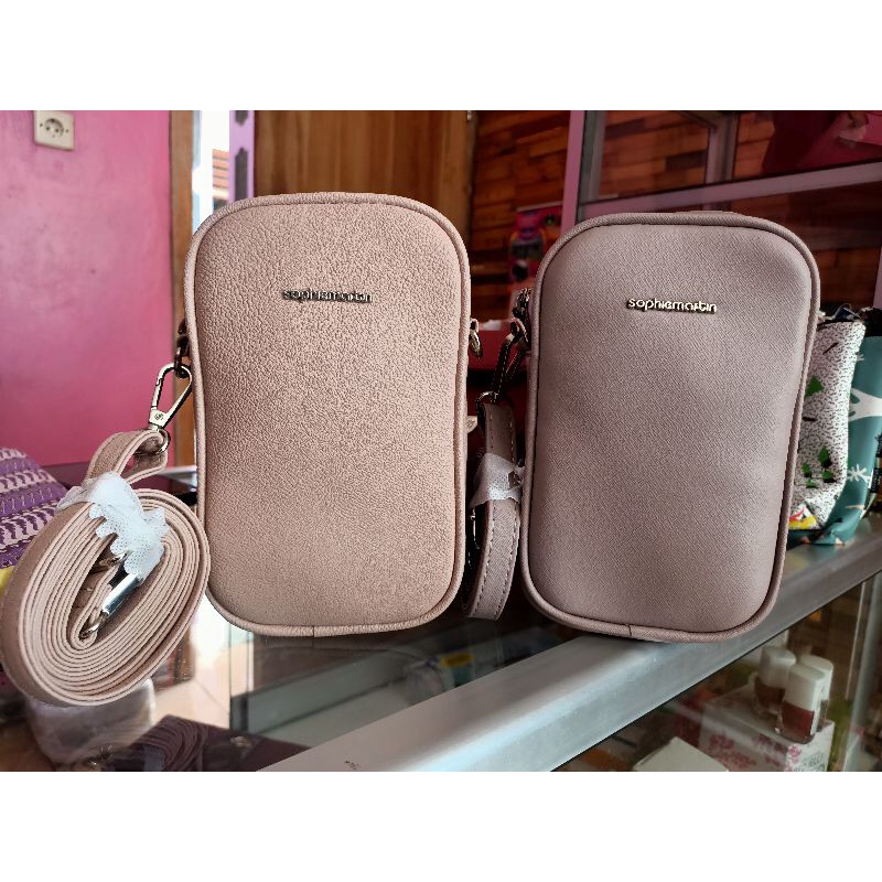 dompet karline pink