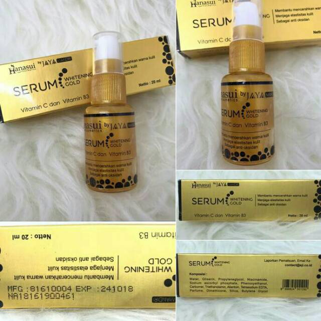 Serum gold HANASUI BPOM