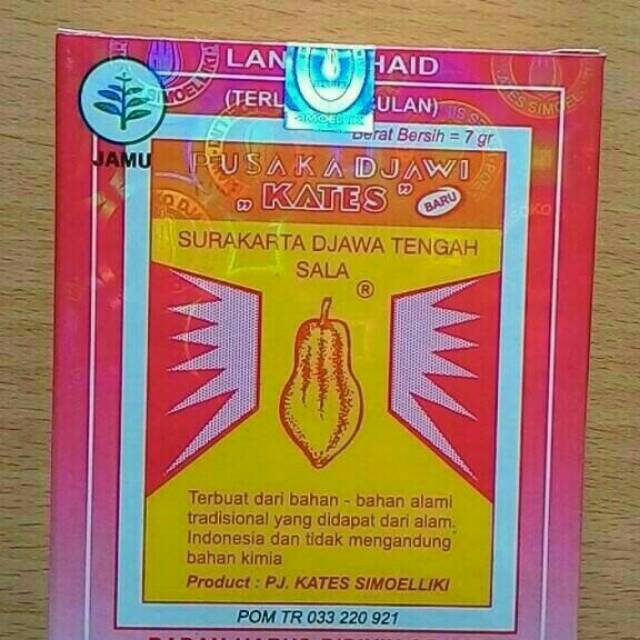 JAMU TERLAMBAT BULAN CAP KATES