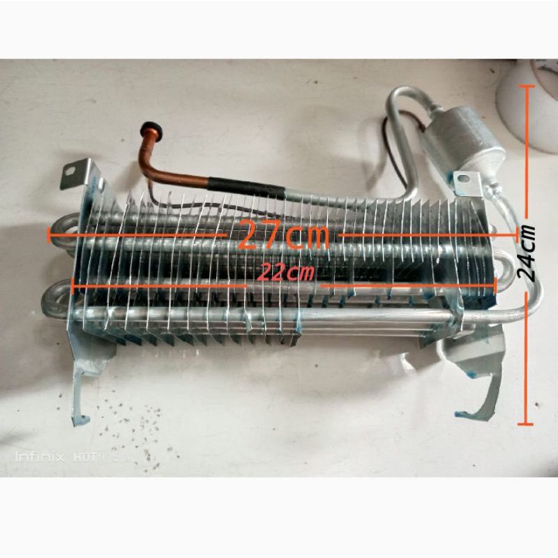 evaporator kulkas aqua original