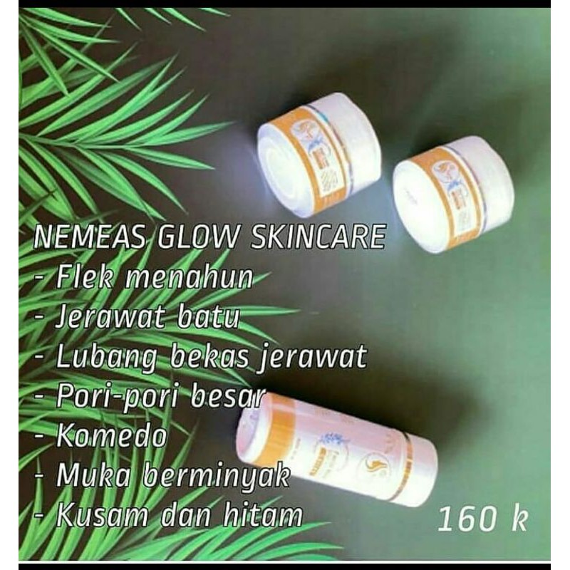 10 PAKET NEMEAS GLOW BPOM