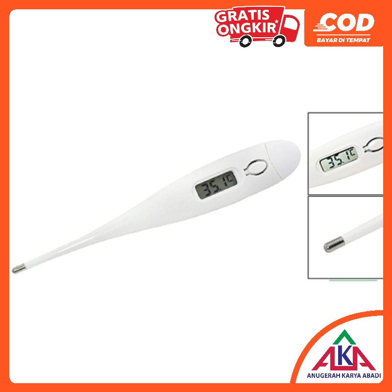 Digital Thermometer with Beeper - KT-DT4B - White