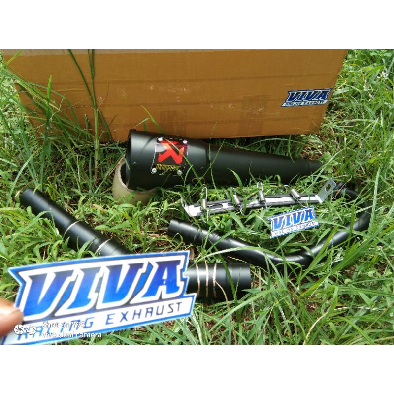 knalpot racing akrapovicfullblack