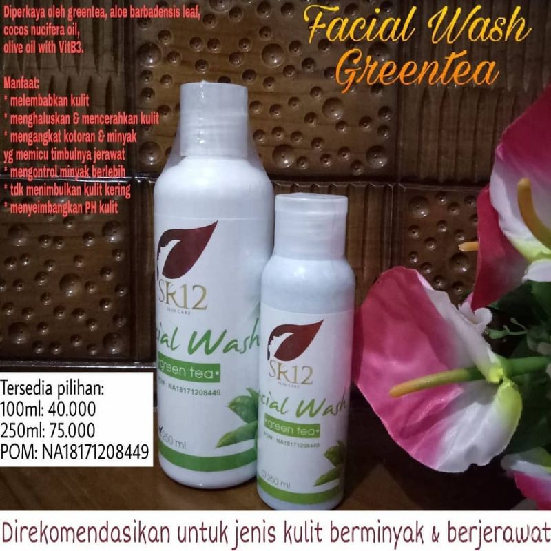 facial wash greentea