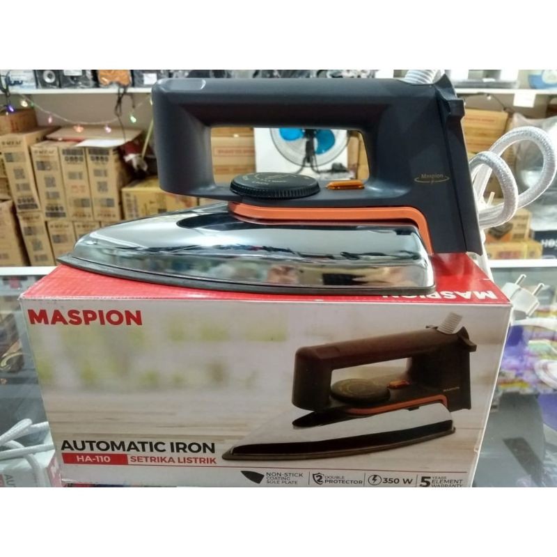 Setrika maspio. HA 110 Automatic iron