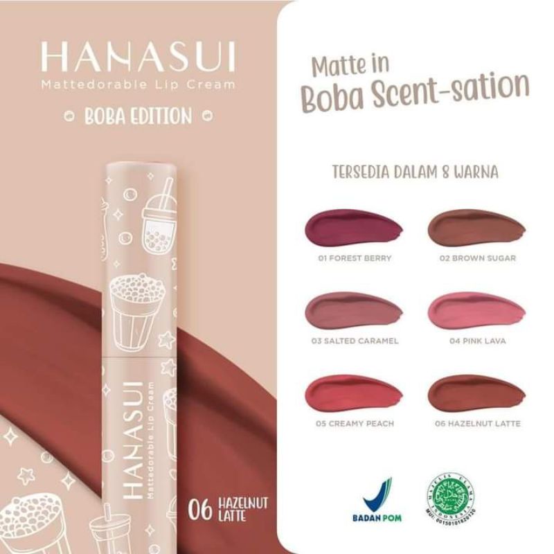 Hanasui Lipcream Boba edition