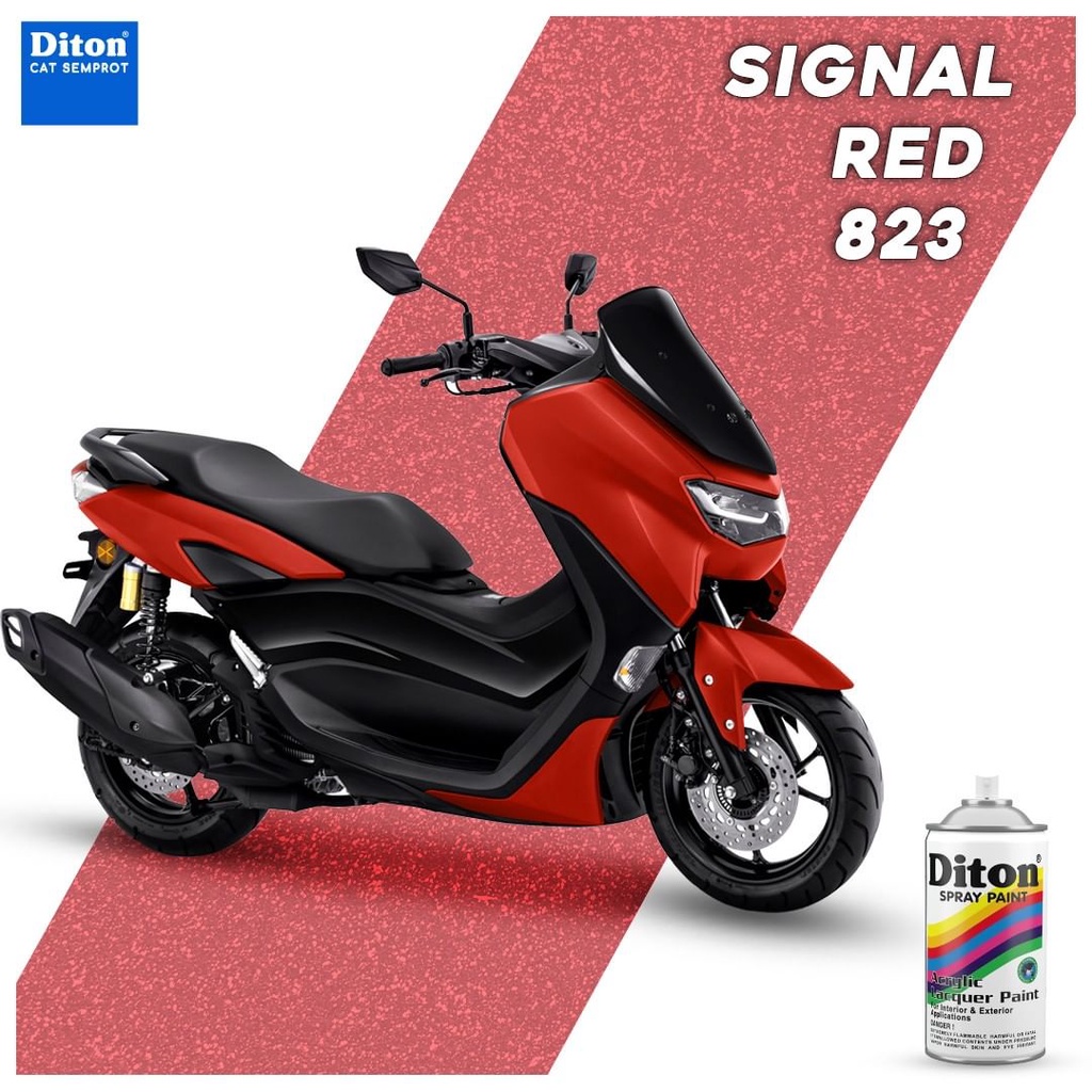 Cat Semprot Diton - Signal Red 823