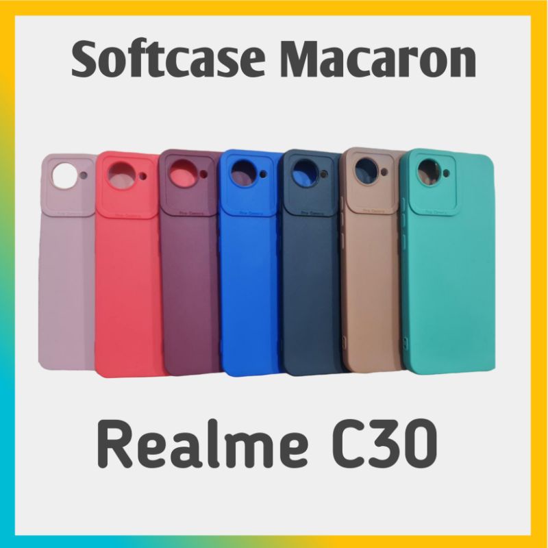 Softcase Realme C30 Case Macaron Procamera