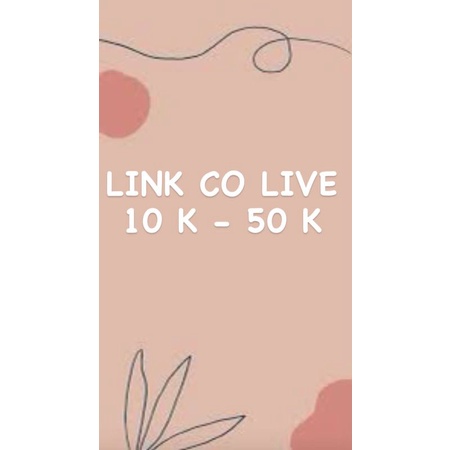 LINK CO LIVE HARGA 10K - 50K