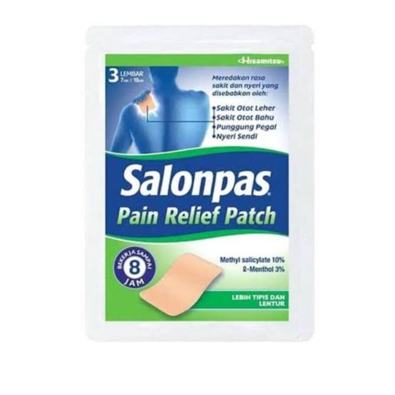 SALONPAS PAIN RELIEF PATCH 3 PCS