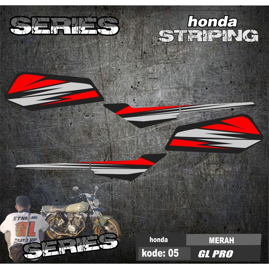05 Striping Variasi Honda GL MAX/PRO