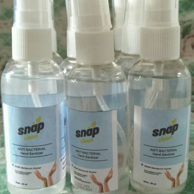 Snap clean hand sanitizer 60ml