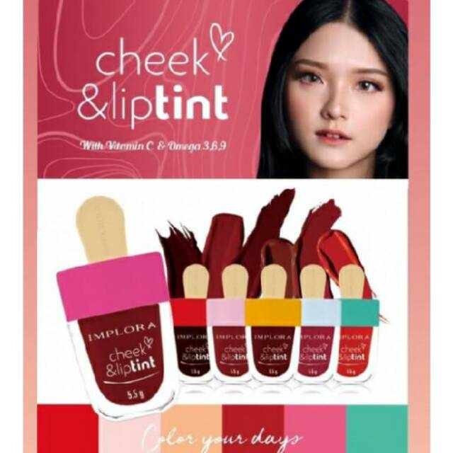 Implora Cheek & Lip Tint | Liptint BPOM liptin