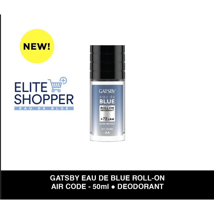 GATSBY Eau De Blue Deodorant Roll On - Air Code 50ml