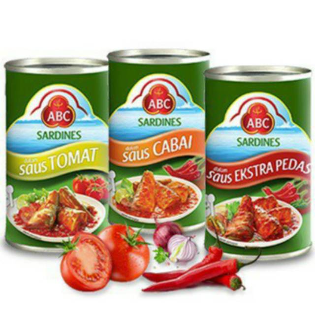 Sarden ABC Kaleng 155 gr