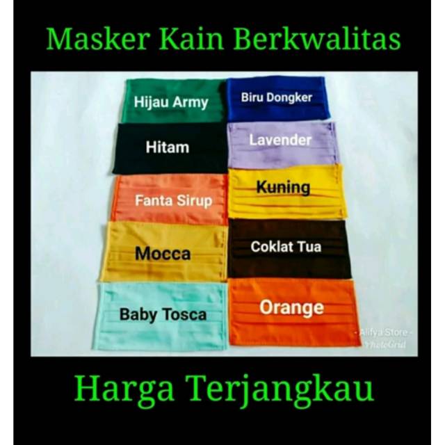 MASKER KAIN HIJAB