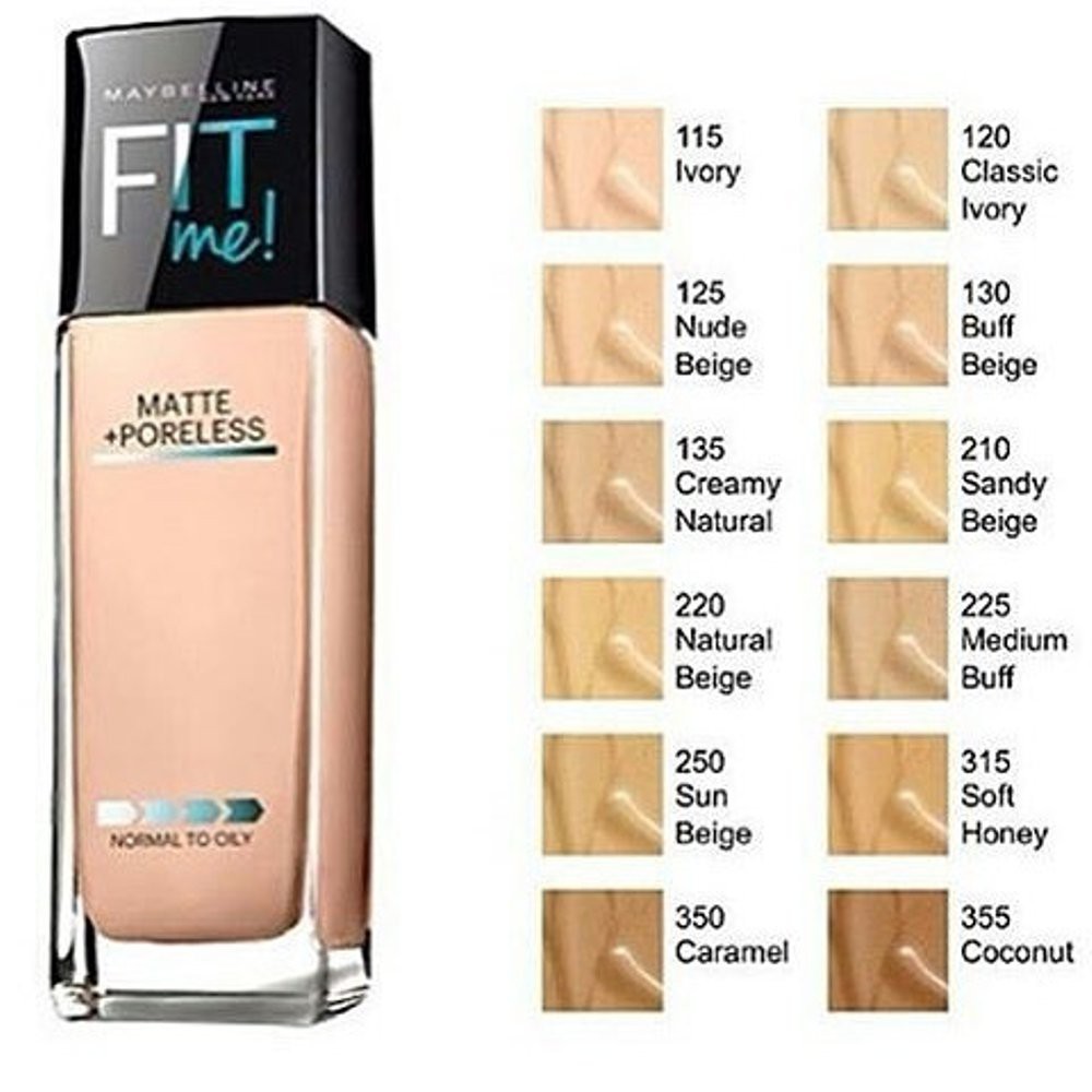 Maybelline Fit Me ! Matte + Poreless Foundation