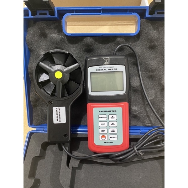 Anemometer Digital LCD Vane Type Model AM-4836V