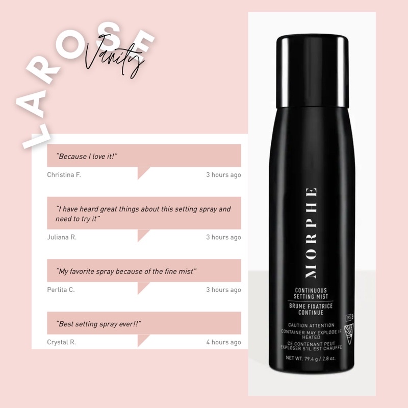 MORPHE CONTINUOUS SETTING MIST 79.4G