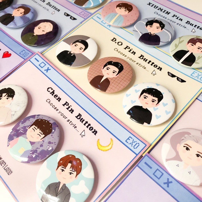 EXO PIN BUTTON OT9
