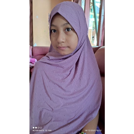 Pasmina instan + masker ori DOI
