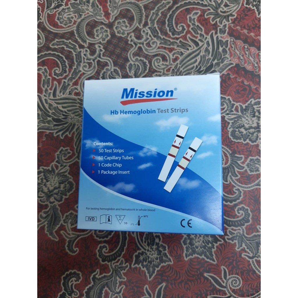 Mission Hb Hemoglobin Test Strips