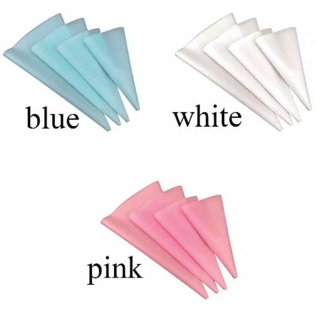 4pcs piping bag silikon