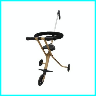 Paso Push Trike Stroller Roda Tiga - Gold