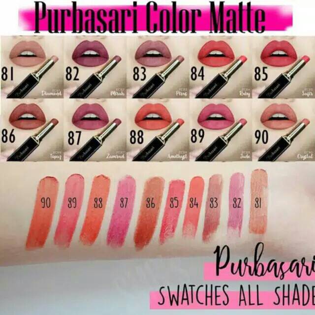 Bisa COD!! Lipstick Purbasari Matte