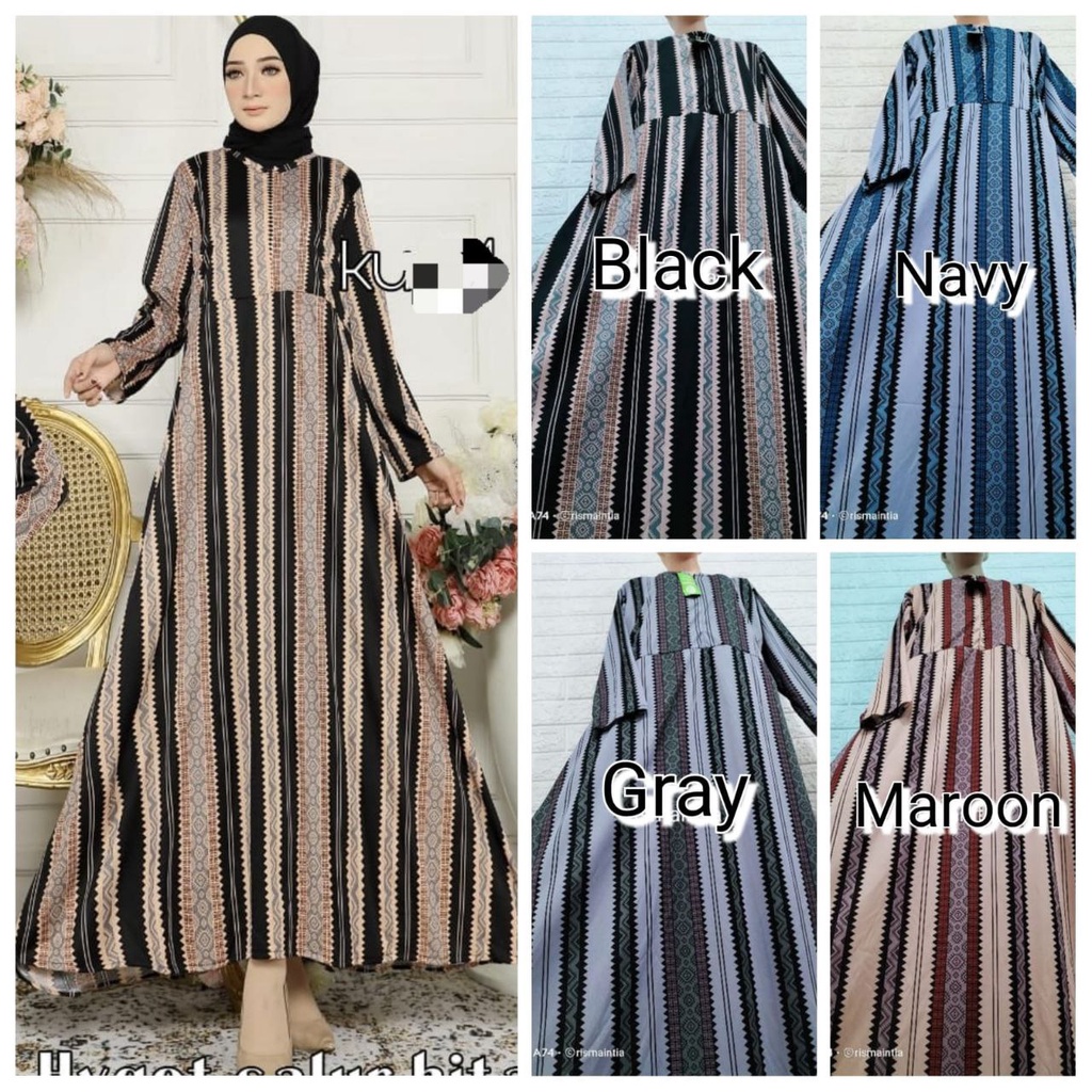 3pc Gamis cantik kekinian