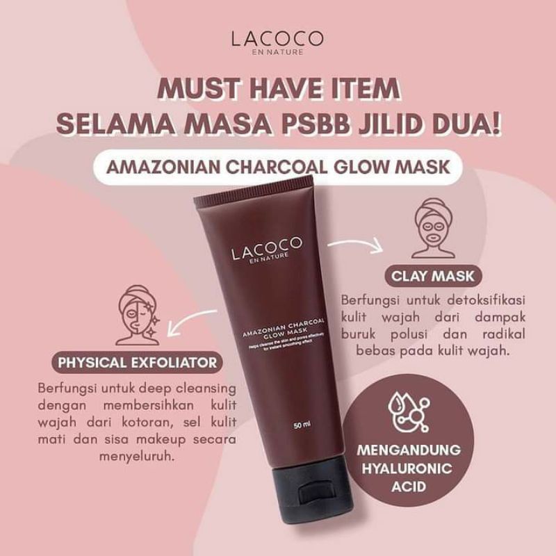 lacoco Amazonian Charcoal Glow Mask